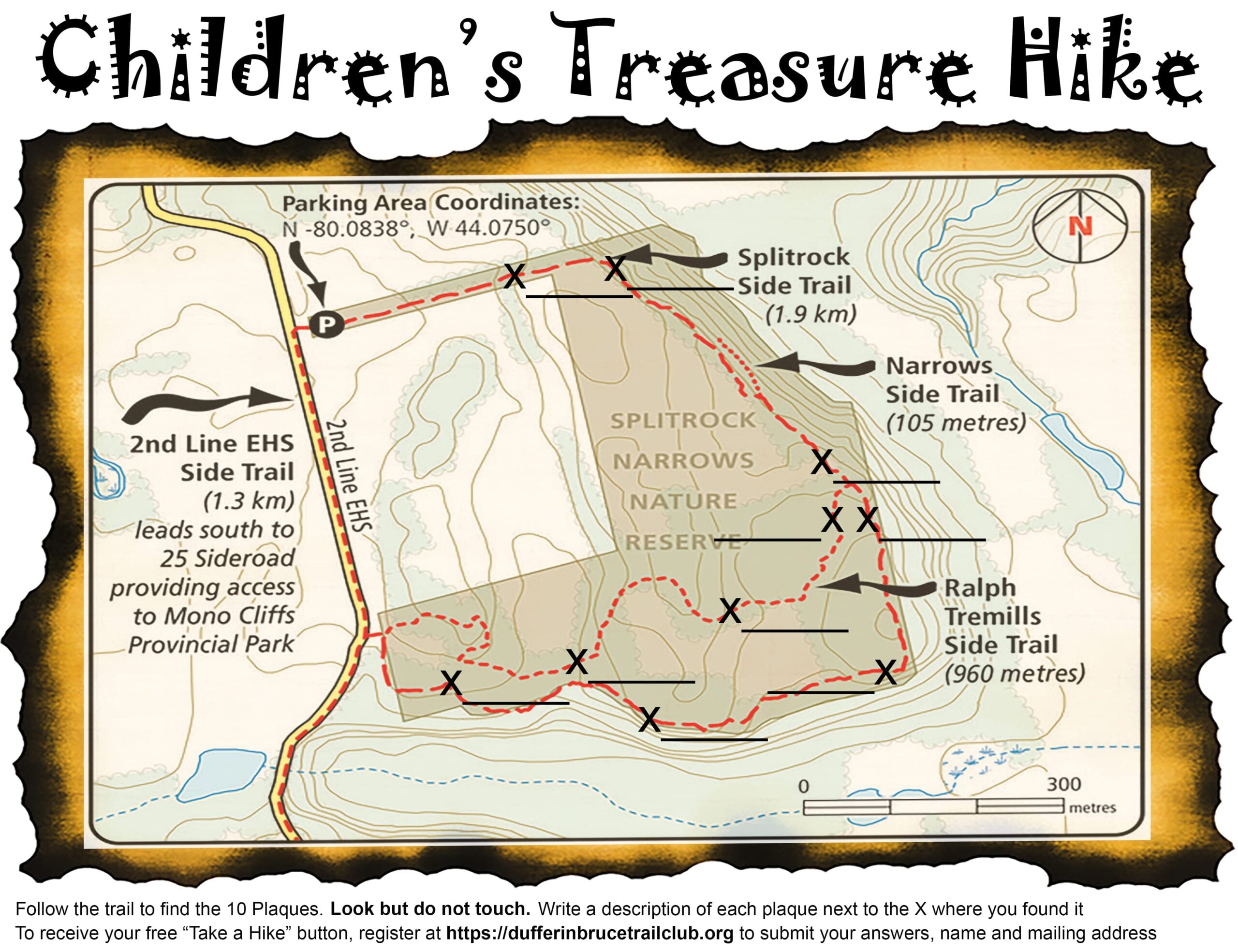 Children's Treasure Hike Map